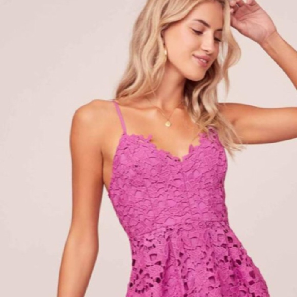 ASTR midi lace Vivid Violet